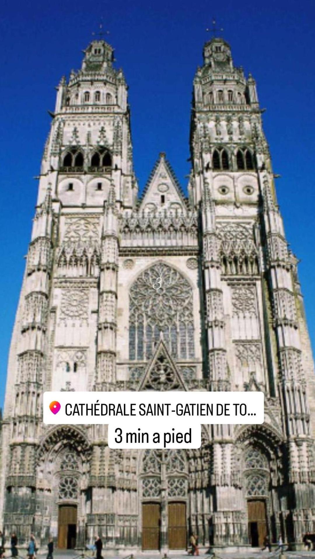 T3 Centre-Ville Avec Parking Tours Luaran gambar